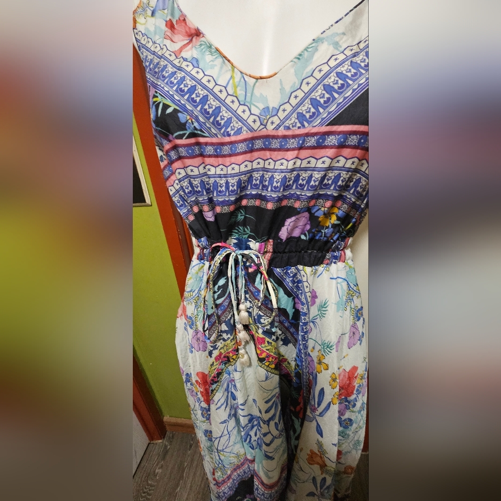 Johnny Was "Melody" silk Slip dress, Size Small - Picture 2 of 6